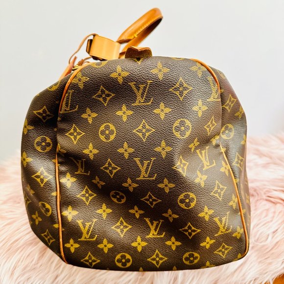 AUTHENTIC LOUIS VUITTON KEEPALL 50 MONOGRAM WITH DUST BAG LUGGAGE SET VI881 - Picture 5 of 16